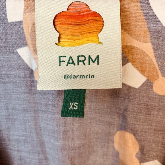 Farm Rio Mixed Bandana Print Maxi Dress Size XS - Picture 6 of 10